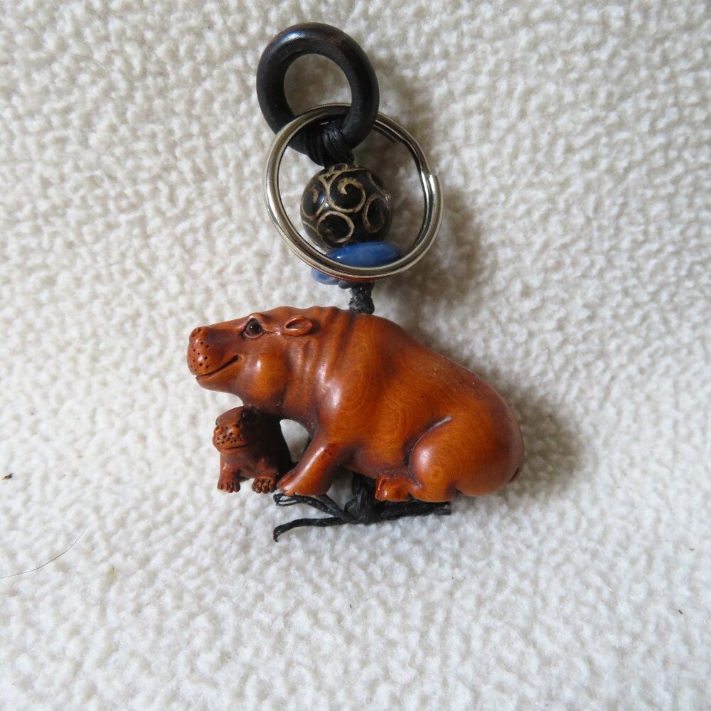 Hippo Key Chain - Picture 1 of 3